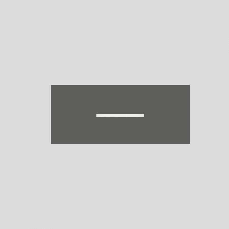 REA ALFA DZ-60-26 - graphite - čelo k zásuvce 