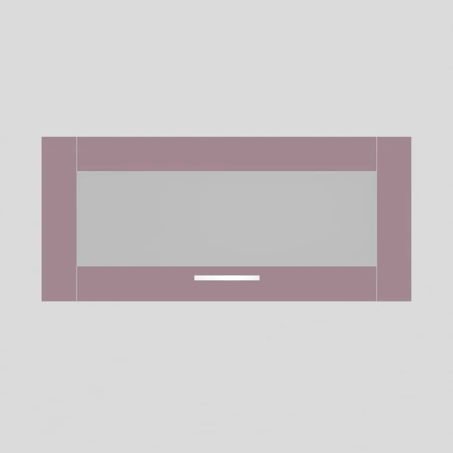 REA ALFA DSV-80-36 - plum - dvířko ke skříňce se sklem