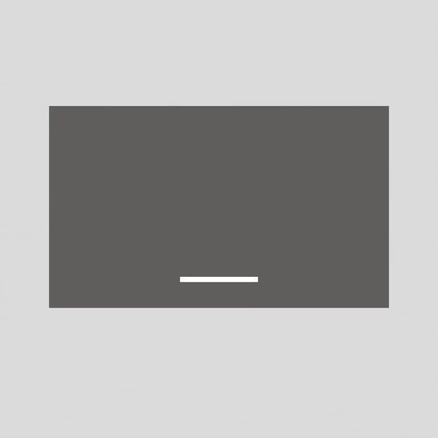 REA ALFA DPV-60-40 - graphit - dvířko k digestořové skříňce