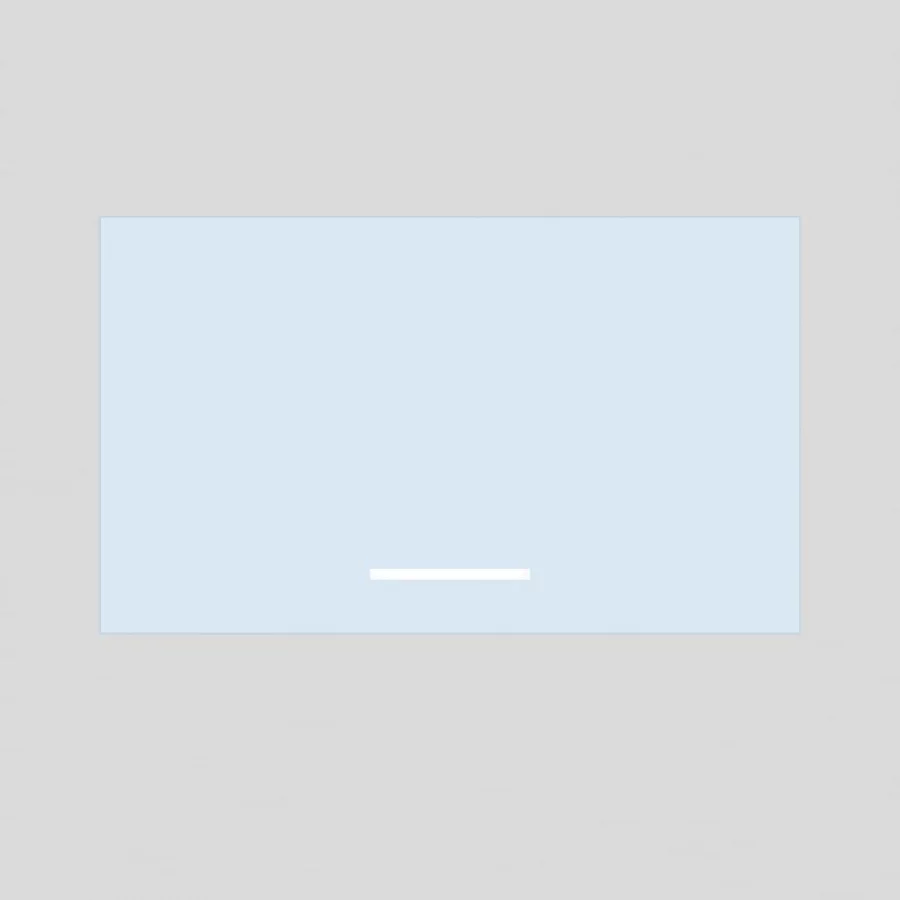 REA ALFA DPV-60-40 - ice blue - dvířko k digestořové skříňce