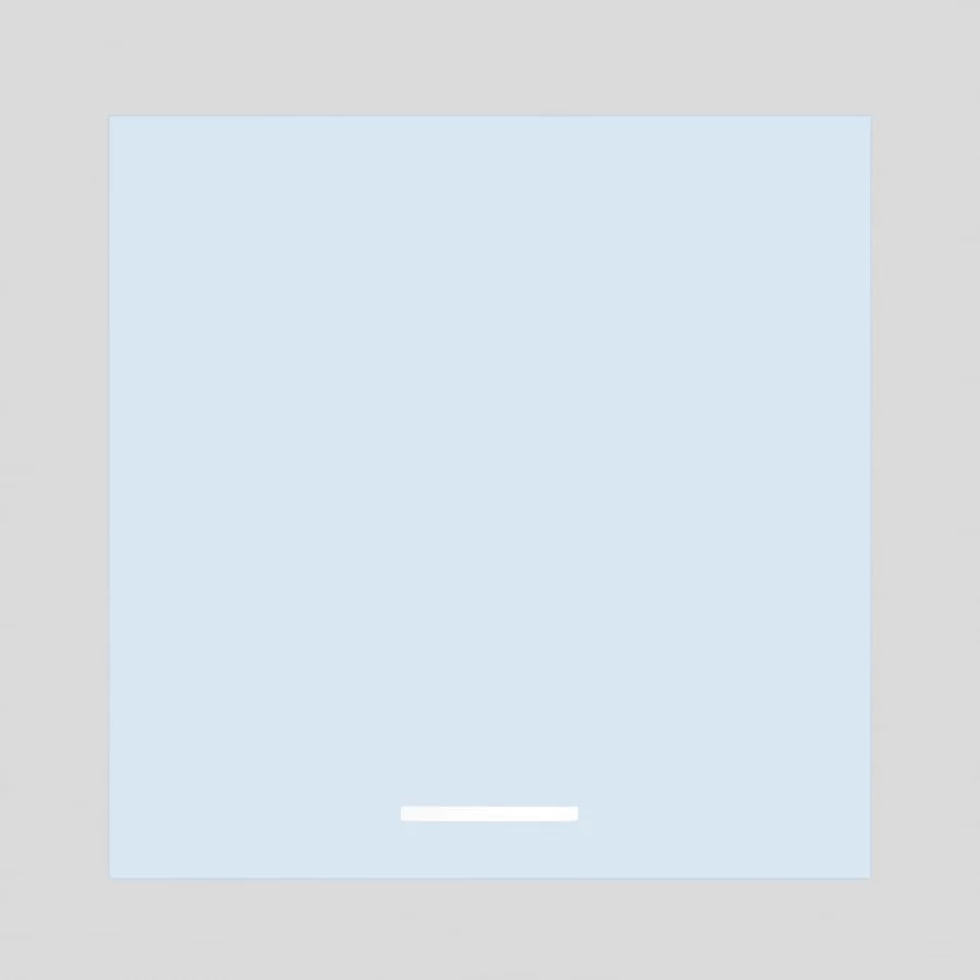 REA ALFA DPV-60-60 - ice blue - dvířko k digestořové skříňce