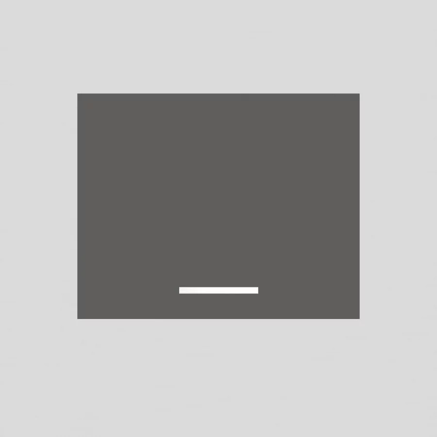 REA ALFA DPV-50-40 - graphite - dvířko k digestořové skříňce