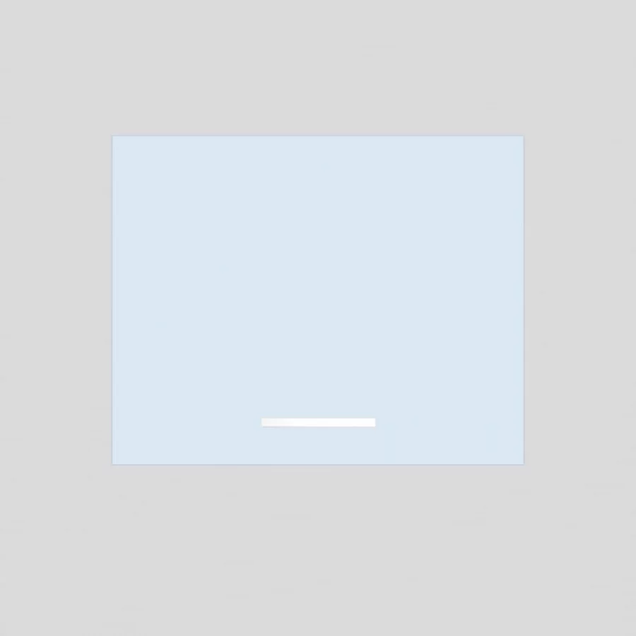 REA ALFA DPV-50-40 - ice blue - dvířko k digestořové skříňce