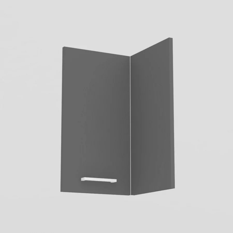 REA ALFA DPR-60-57 - graphite - dvířko k rohové skříňce