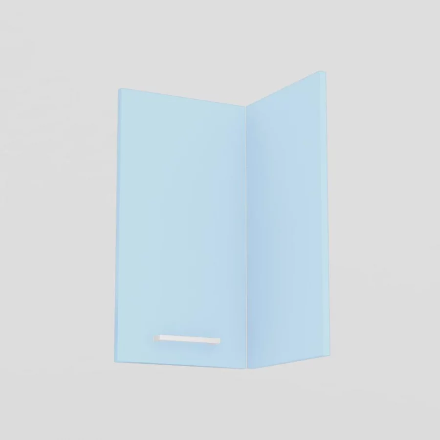 REA ALFA DPR-60-57 - ice blue - dvířko k rohové skříňce