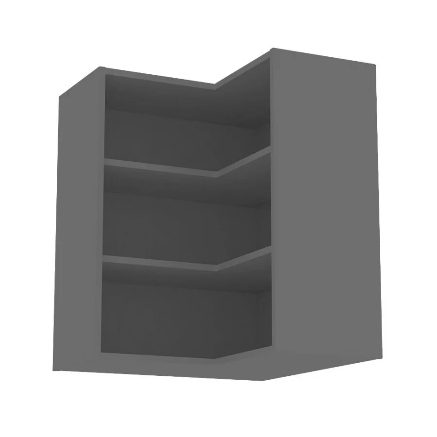 REA ALFA KHR-60-72 - graphite - korpus horní rohové skříňky