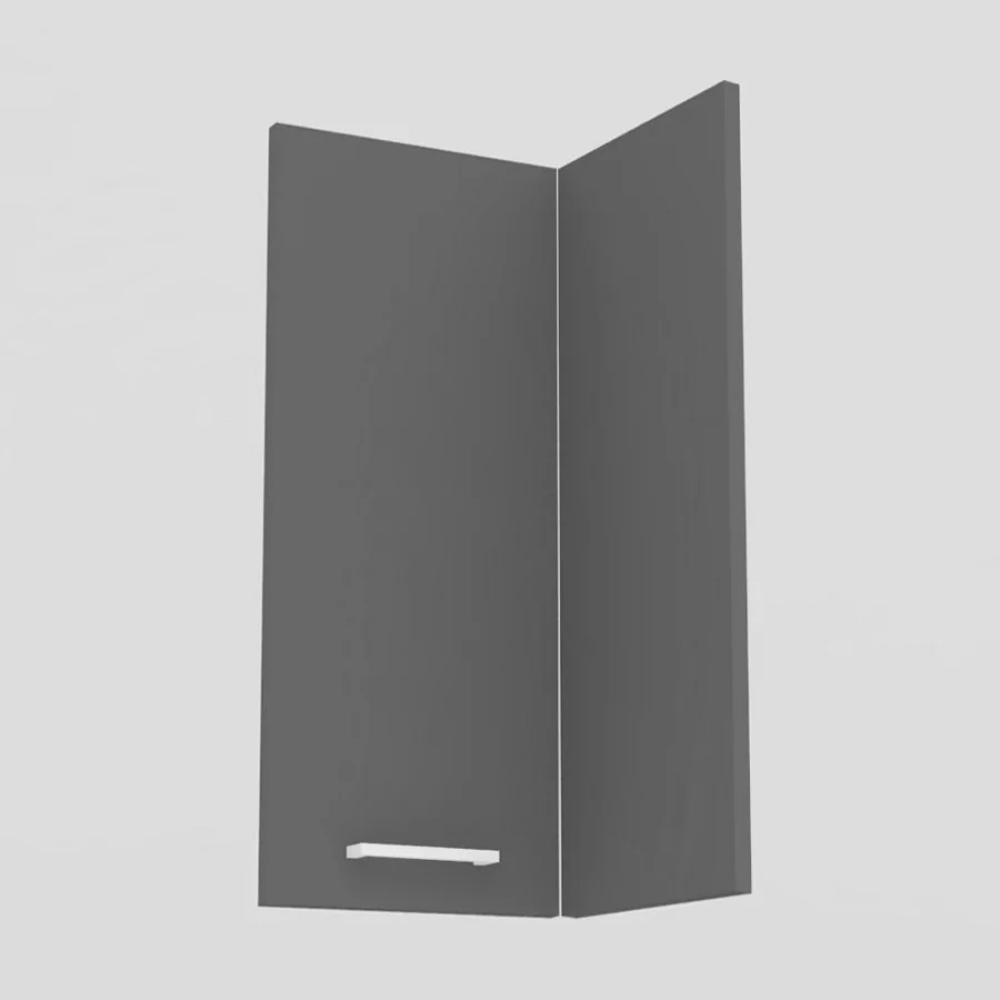 REA ALFA DPR-60-72 - graphite - dvířko k rohové skříňce