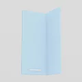 REA ALFA DPR-60-72 - ice blue - dvířko k rohové skříňce