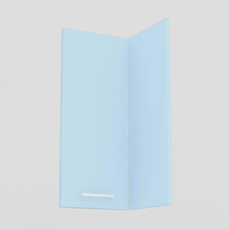 REA ALFA DPR-60-72 - ice blue - dvířko k rohové skříňce