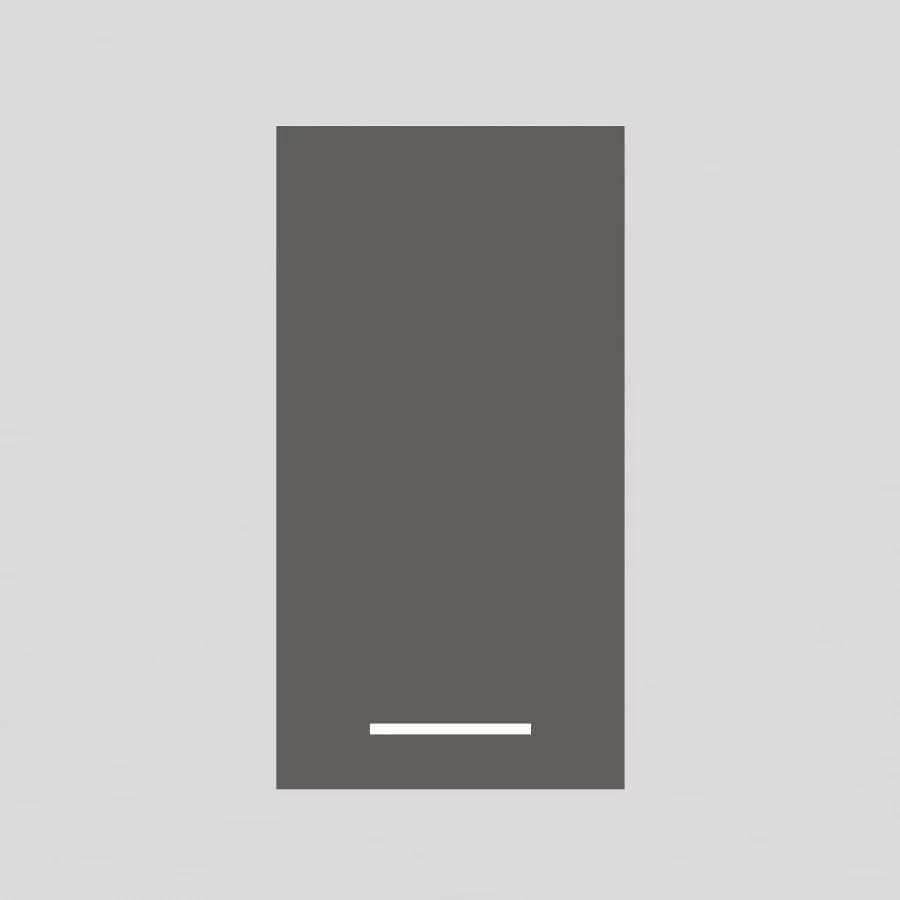 REA ALFA DPO-30-57 - graphite - otevírací dvířko ke korpusu