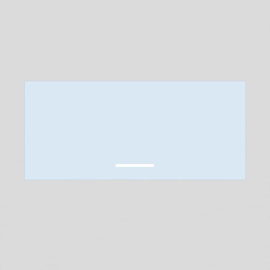 REA ALFA DPV-80-36 - ice blue - plné dvířko ke skříňce