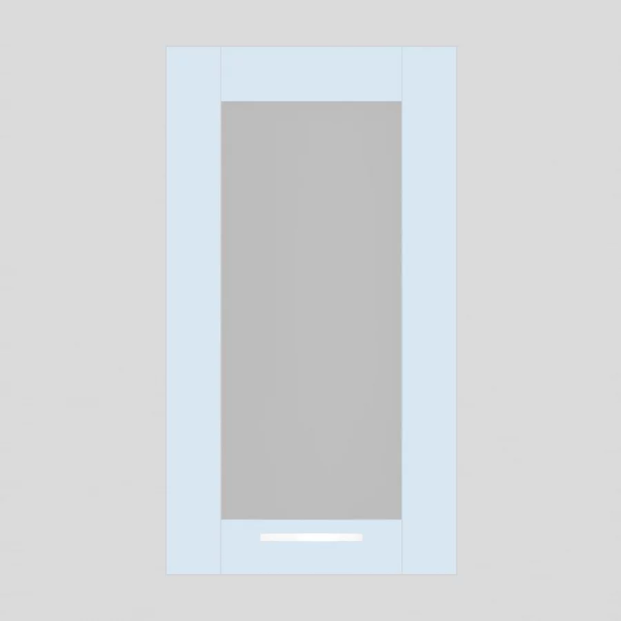 REA ALFA DSO-40-72 - ice blue - prosklené dvířko ke skříňce