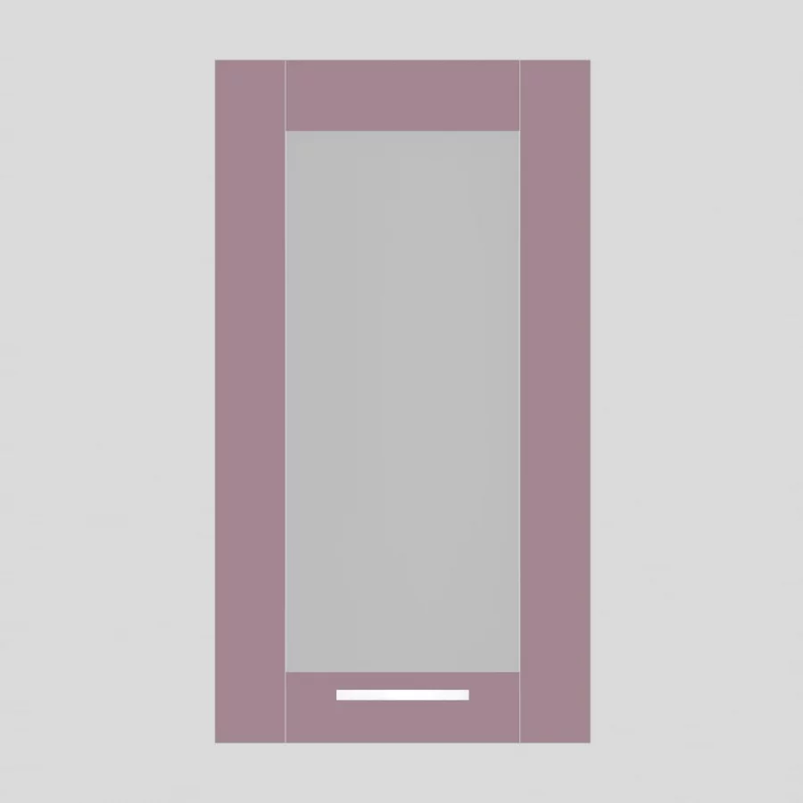 REA ALFA DSO-40-72 -plum - prosklené dvířko ke skříňce