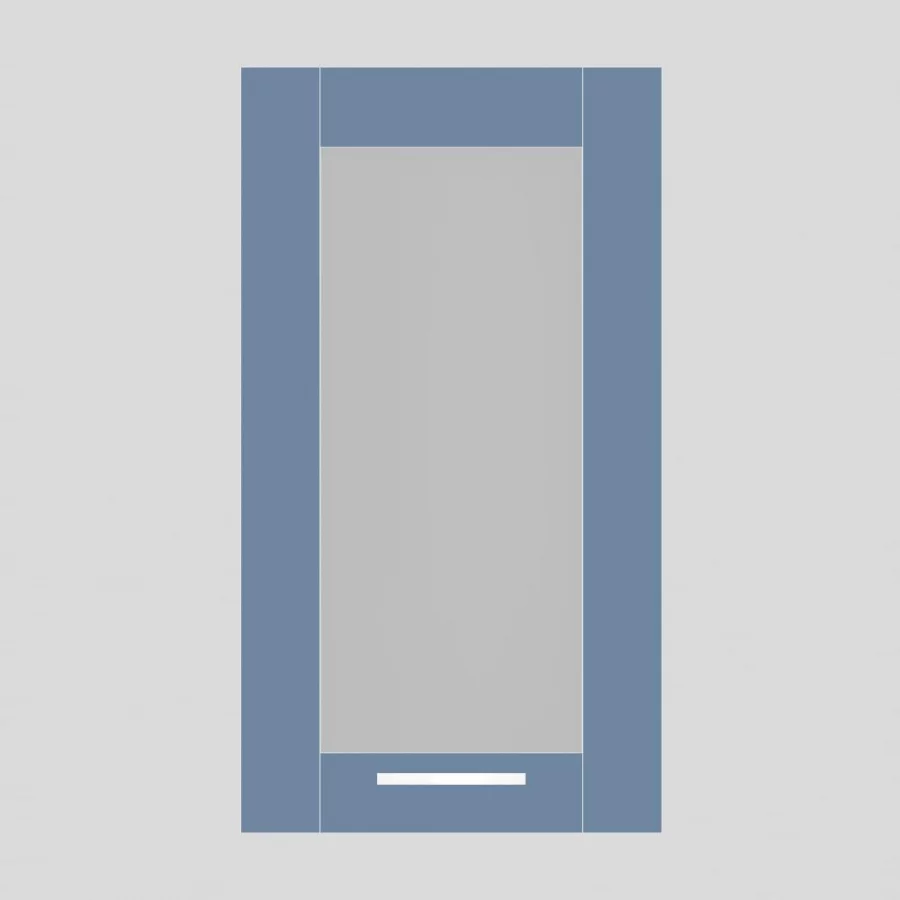 REA ALFA DSO-40-72 -pow. blue - prosklené dvířko ke skříňce