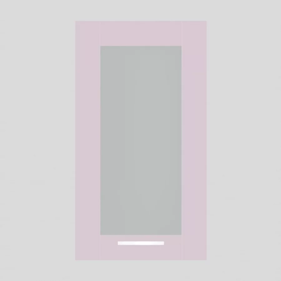 REA ALFA DSO-40-72 - rose - prosklené dvířko ke skříňce