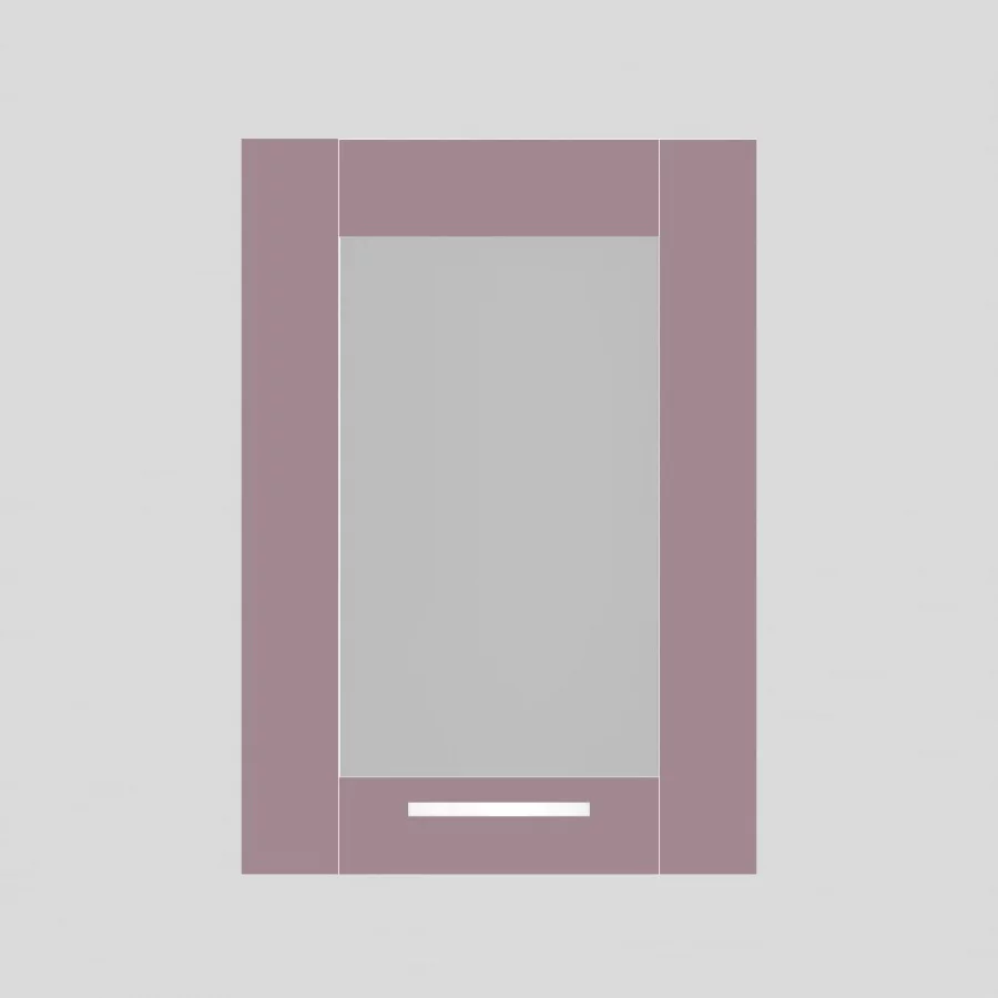 REA ALFA DSO-40-72 - plum - prosklené dvířko ke skříňce