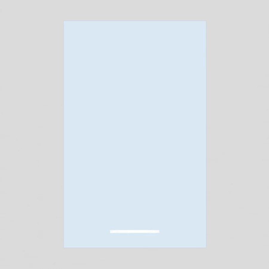 REA ALFA DPO-45-72 - ice blue -  plné dvířko ke skříňce