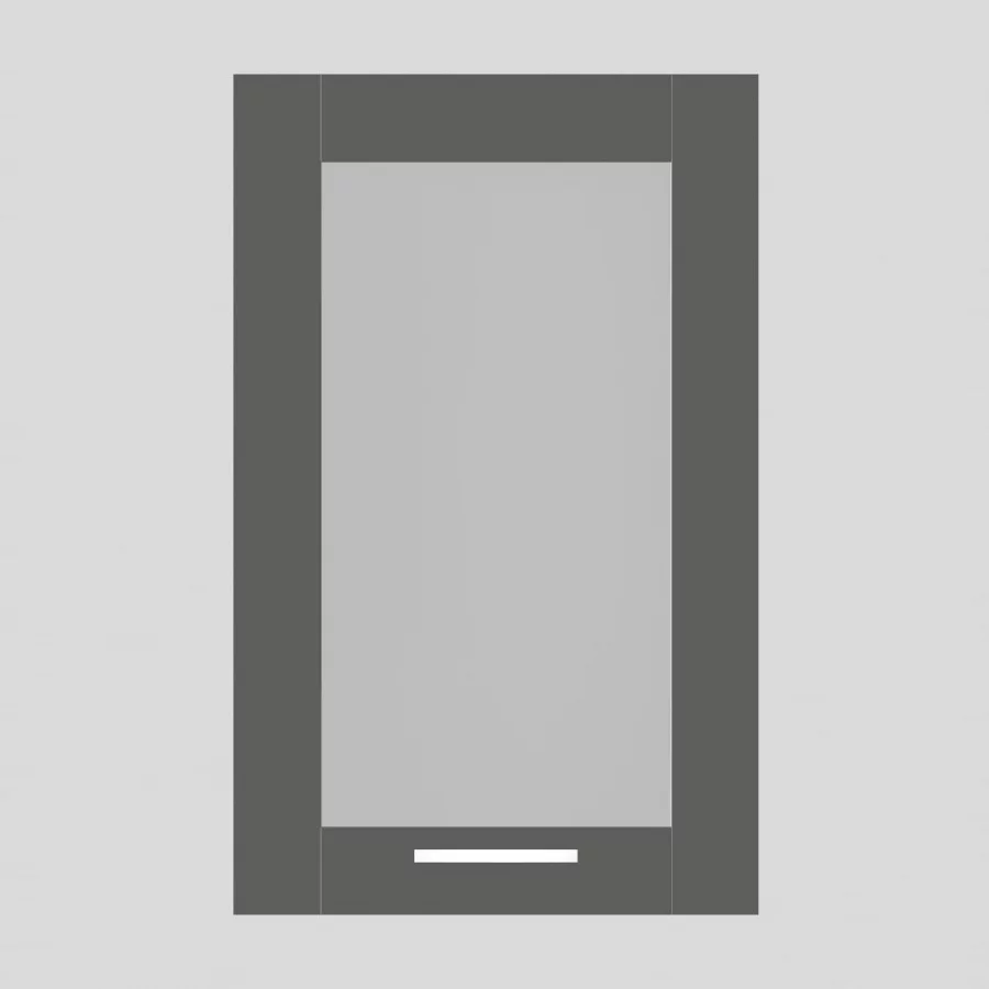 REA ALFA DSO-45-72 - graphite - prosklené dvířko ke skříňce