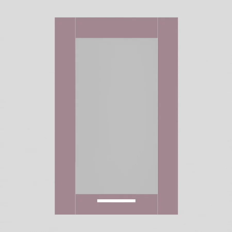 REA ALFA DSO-45-72 - plum - prosklené dvířko ke skříňce