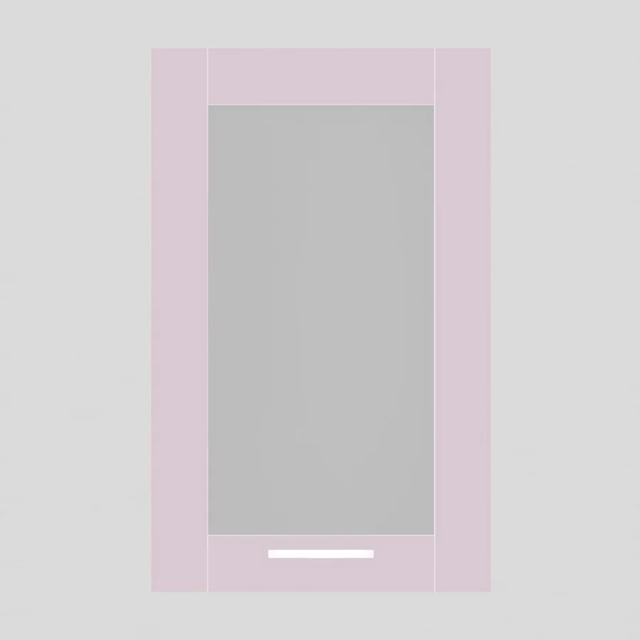 REA ALFA DSO-45-72 - rose - prosklené dvířko ke skříňce