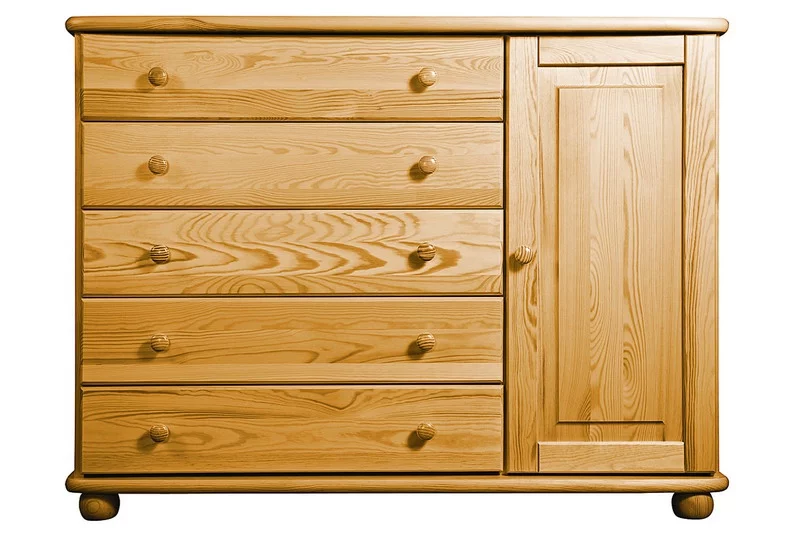 Komoda 20P classic borovice masiv hloubka 46 cm
