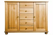 Komoda 23P classic borovice masiv hloubka 46 cm