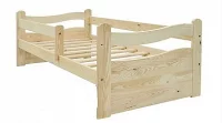 VLNA - postel dětská masiv borovice lak