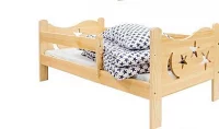 HVĚZDA - postel dětská masiv borovice lakovaná 