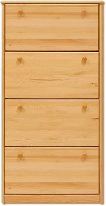 B179 botník masiv 4 přihrádky