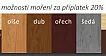 TAB B80/30 stolička masiv buk lak