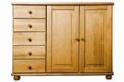 Komoda K21 classic borovice masiv hloubka 42 cm
