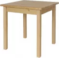 JSBO 75x75, JSBO 90x90 jídelní stůl borovice masiv lak