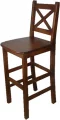 BAR 122 barová židle borovice masiv lak