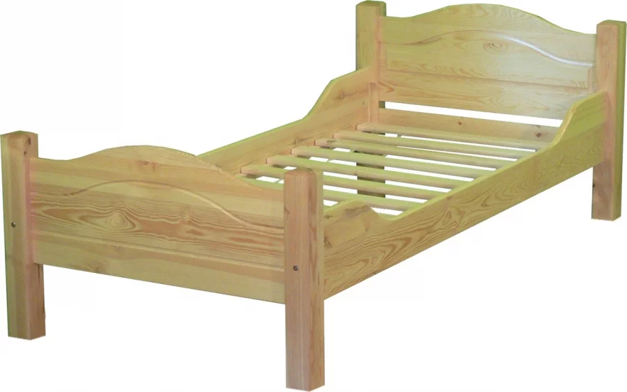 DELTA postel borovice masiv lak