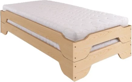KAPPA postel masiv borovice lak