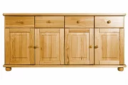 Komoda K24 classic borovice masiv výška 75cm