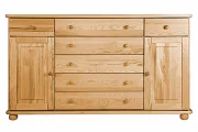 Komoda K28 classic borovice masiv výška 91cm