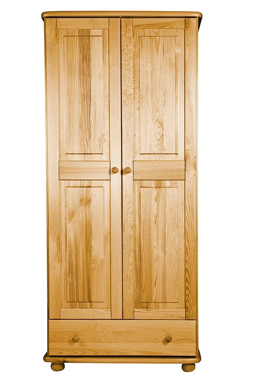 Skříň 2+1P classic borovice masiv dvoudveřová