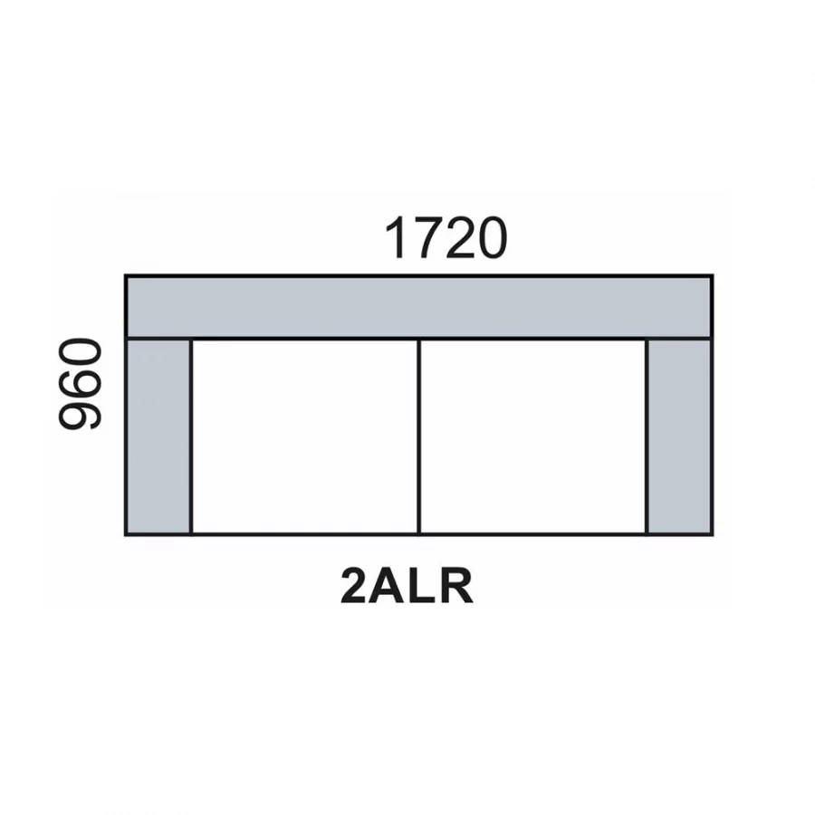 AVA TEMPO: 2ALR - dvojsed s područkami