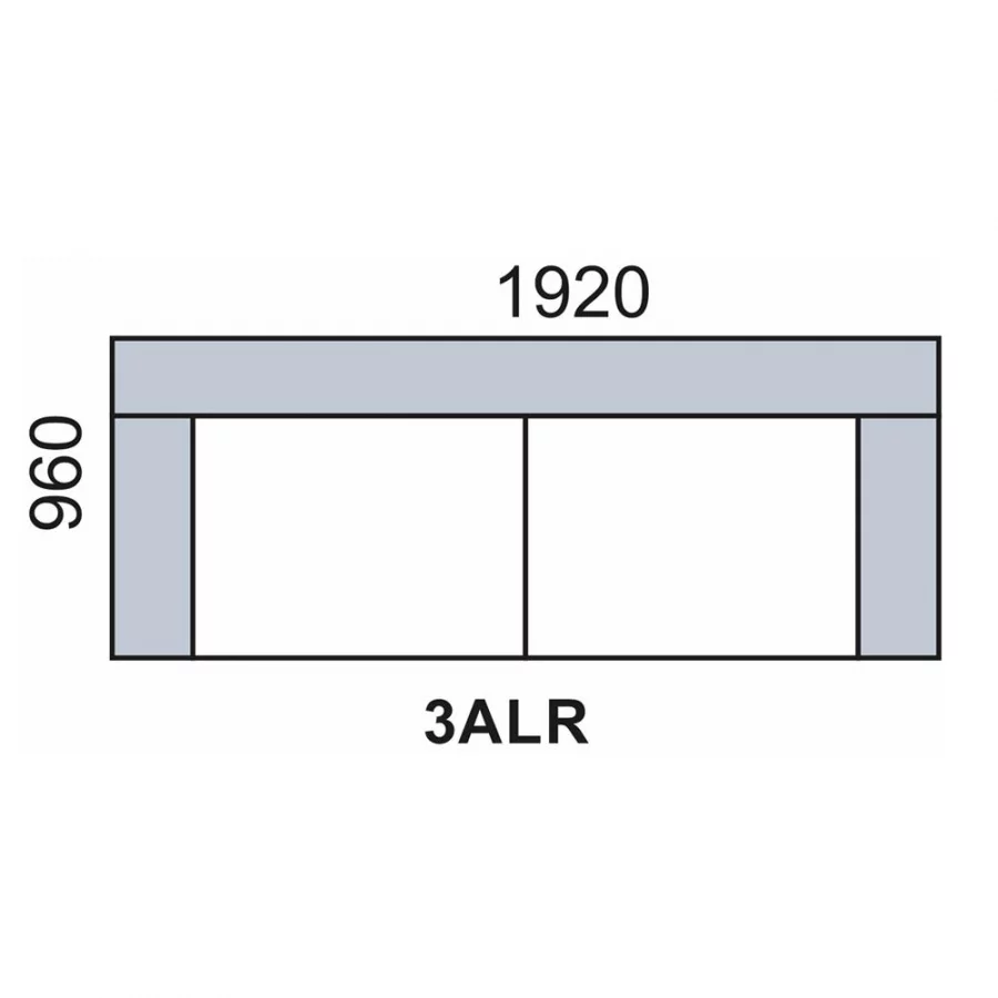 AVA TEMPO: 3ALR - trojsed s područkami