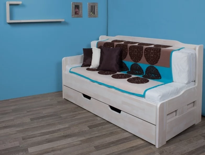 PARIS TWIN 127B rozkládací lavice - buk cink