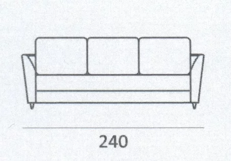 BUFFALO - pohovka 3-sed I.