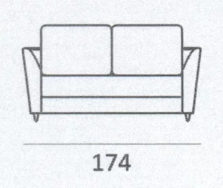 BUFFALO - pohovka 2 sed exclusive