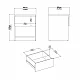 Noční stolek Simplicity 238 bílý lesk