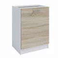 Dolní skříňka, dub sonoma / bílá, FABIANA S - 60
