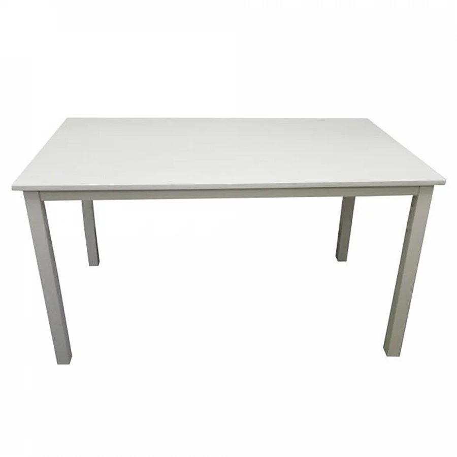 Jídelní stůl, bílá, 135 cm, ASTRO