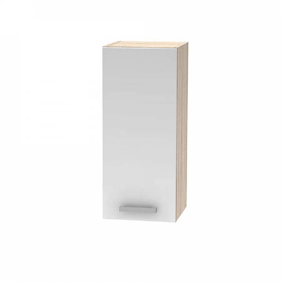 Horní skříňka, dub sonoma/ bílá, NOVA PLUS NOPL-002-OH