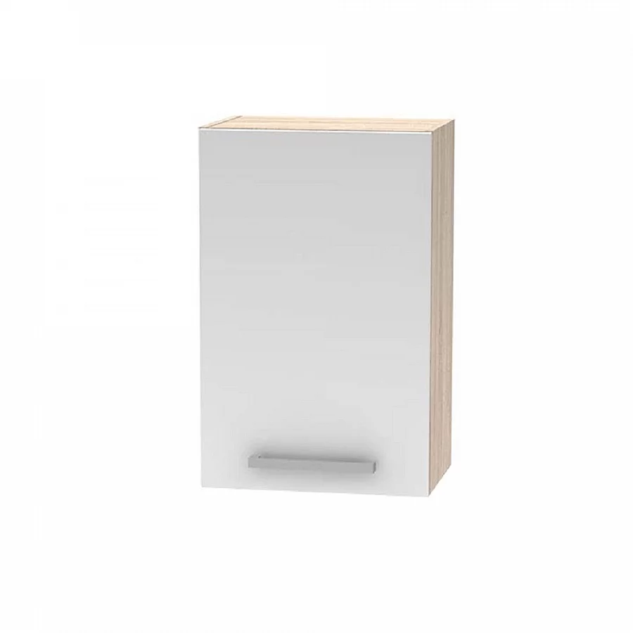 Horní skříňka 45 1DV, dub sonoma / bílá, NOPL-024-OH