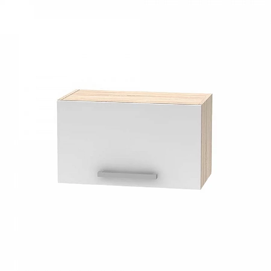 Horní digestorovou skříňka 1DV, dub sonoma / bílá, NOPL-011-OH
