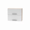 Horní výklopná skříňka 2DV, dub sonoma / bílá, NOPL-015-OH